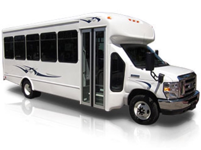 24 passenger shuttle bus exterior